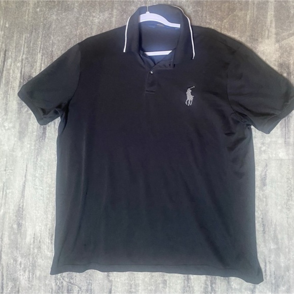 Ralph Lauren‎ Polo Golf Performance  Black Mens XL short Sleeve